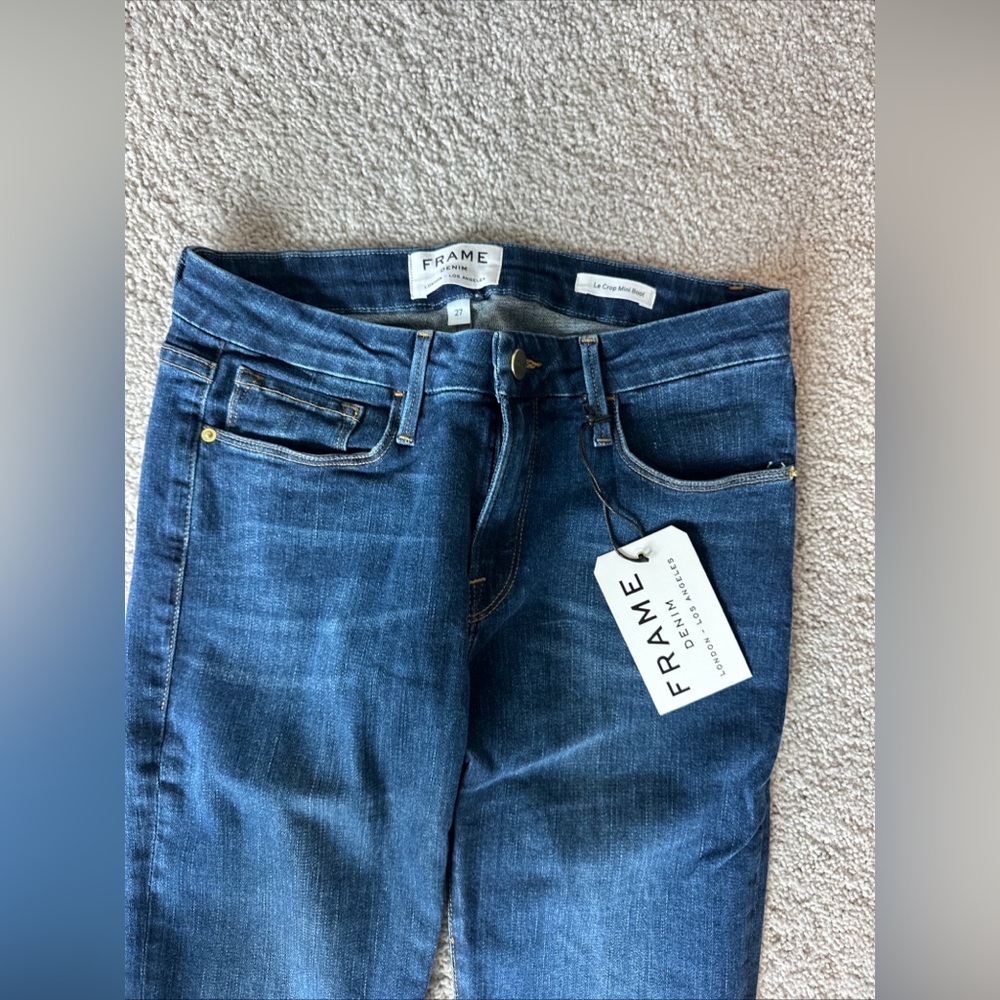Frame Denim Le Crop Mini Boot Size: 27 New W Tags Retail $248 GORGEOUS - Picture 3 of 5